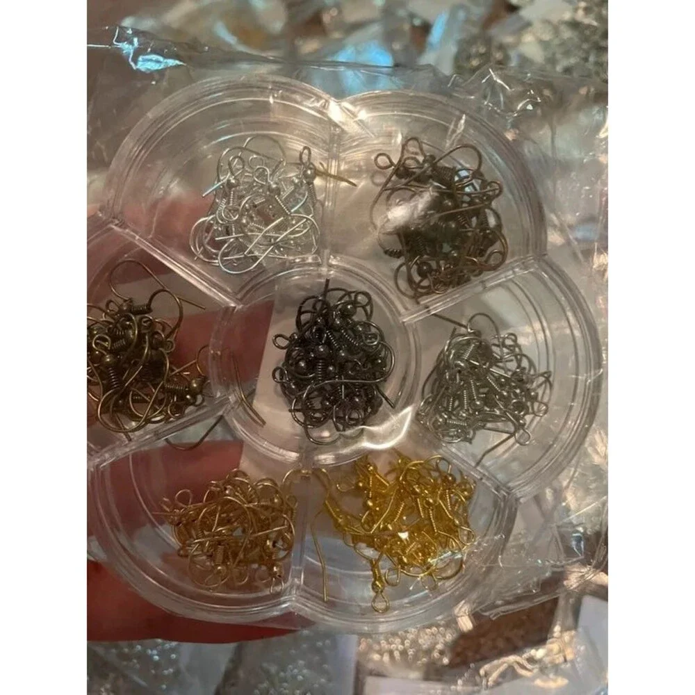 Jewelry Craft art supplies Silver Gold keychains earrings